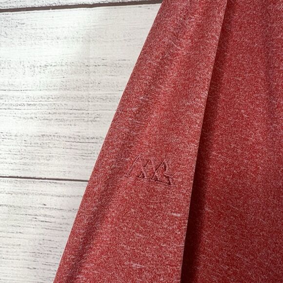 Matte Grey Mens Quarter Zip Pullover Sweatshirt Golf Outdoors Top Layer Size XL - Picture 6 of 10